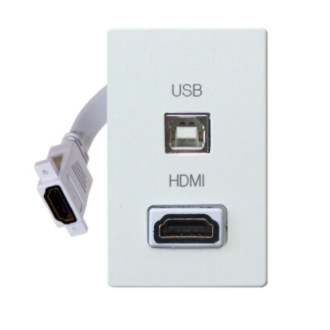Fuga HDMI med USB-B